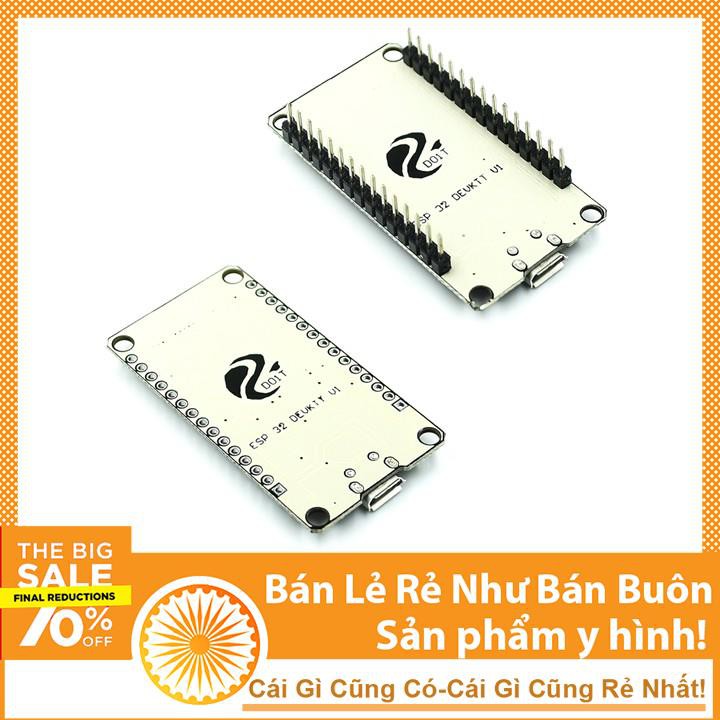 Mạch Thu Phát Wifi + Bluetooth BLE ESP32 NODEMCU NODE32 Internet Of Thing IOT Kèm Cáp