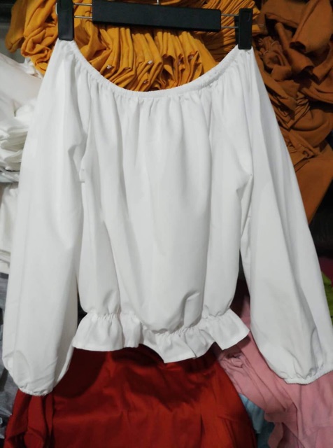 Áo trễ vai chun gấu TTV568 | BigBuy360 - bigbuy360.vn