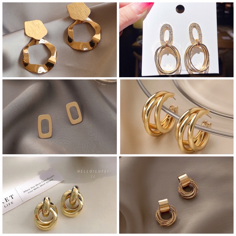 BÔNG TAI TREND HOT🌸🌸[ Hàng chuẩn loại 1_ đẳng cấp, chất lượng ] ❤️❤️❤️