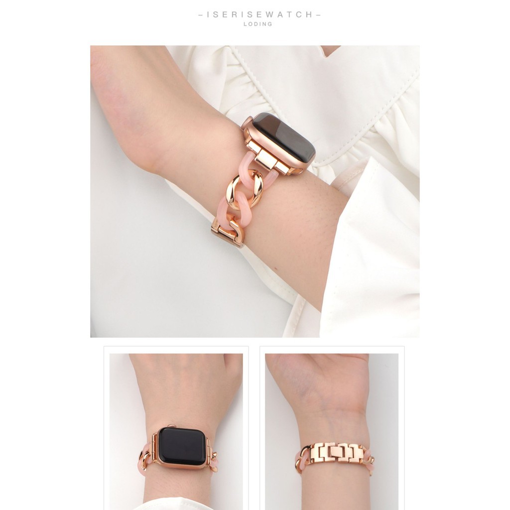 Dây Đeo Đồng Hồ Bằng Kim Loại Cho iwatch 8 7 SE 6 SE 5 4 3 2 1 41mm 45mm 42mm 44 mm 38mm 40mm 42mm