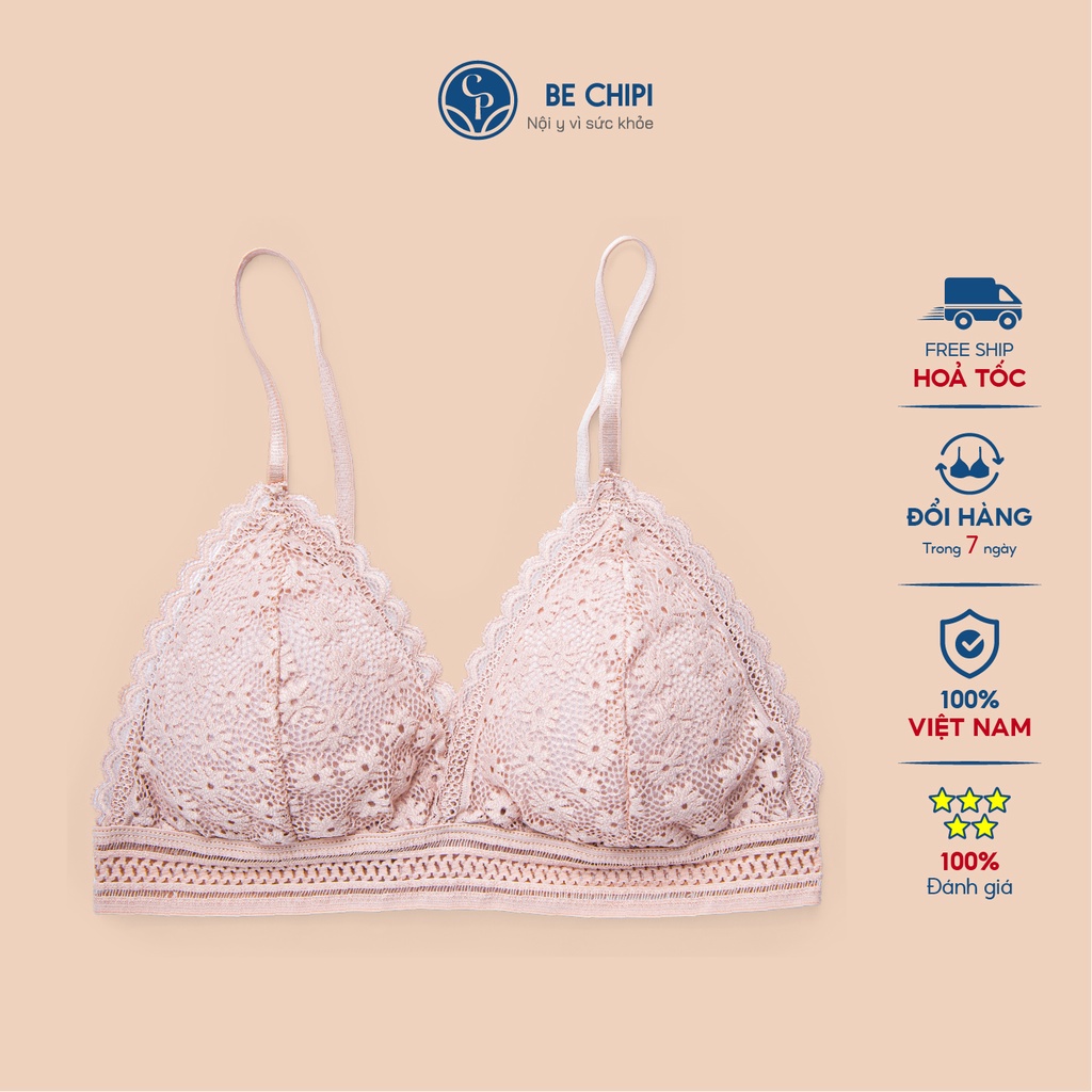 Áo Lót Không Gọng Có Ren Hoạ Tiết By Bechipi – AL0944