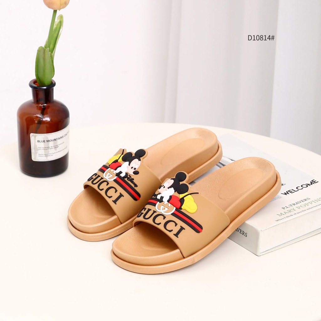 Disney Sandal Gucci D10814 Hình Chuột Mickey Xinh Xắn