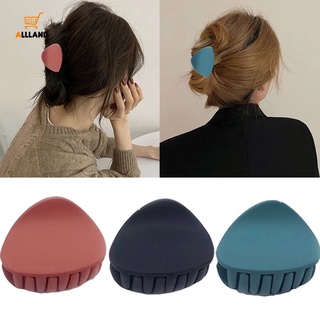Kẹp Tóc Hình Tam Giác Màu Trơn Thời Trang Cho Nữ