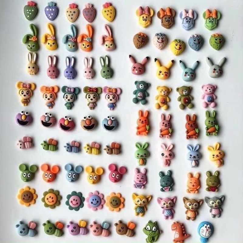 Steaker , jibiz gắn dép 2d , lò xo ,lò xo led