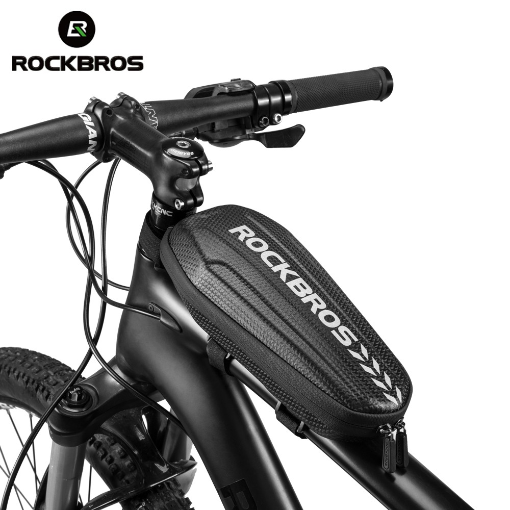 Túi ROCKBROS Vỏ Cứng Chống Mưa Có Thể Xếp Lại Gắn Sườn Xe Đạp MTB Đa Năng Gồm 2 Kích Thước