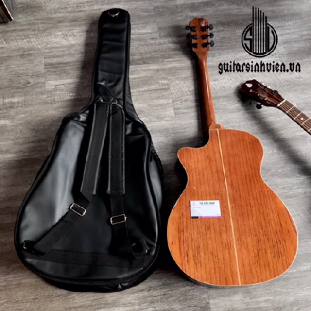 Đàn guitar acoustic SV-FA2 full gỗ hồng đào nguyên miếng - Action thấp, có ty chống cong, chơi được lâu - Guitarsinhvien