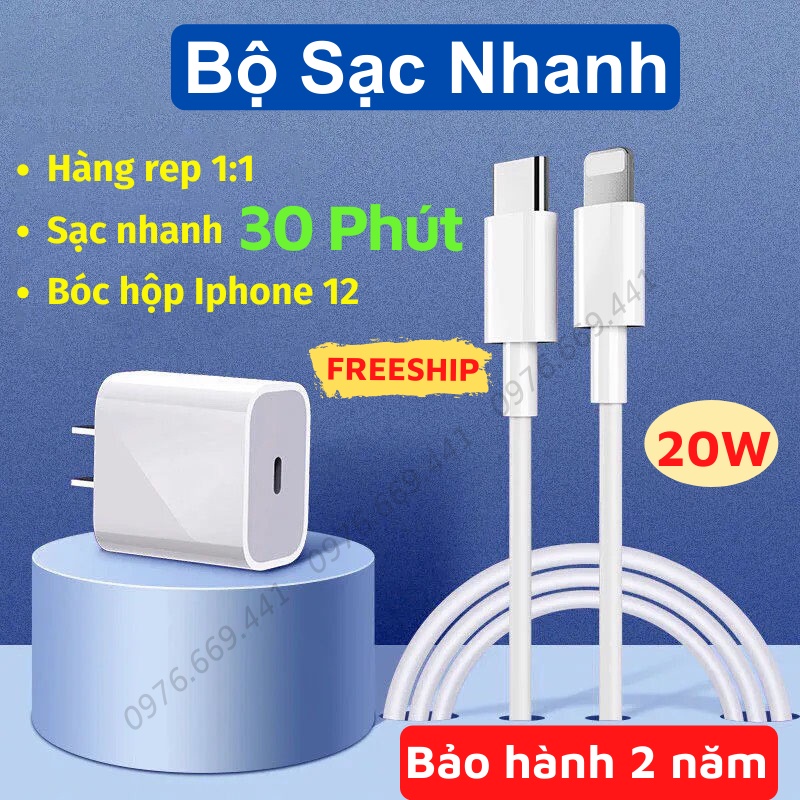 Sạc Iphone Bộ Sạc Nhanh Iphone Siêu Bền Sử Dụng Cho Nhiều Dòng Máy Đèn Duy Thắng