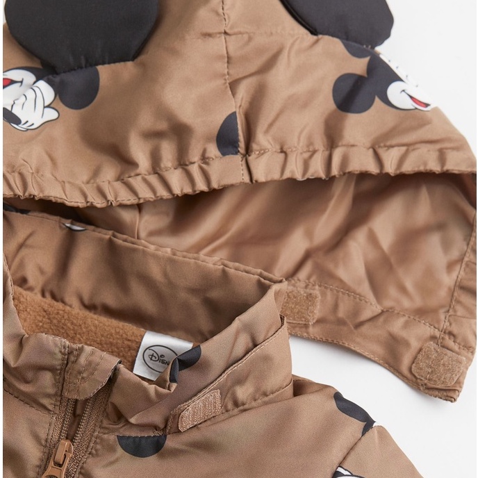 Áo gió lót nỉ Hm Aut | Áo gió siêu nhẹ | Mickey | Săn sale HM UK