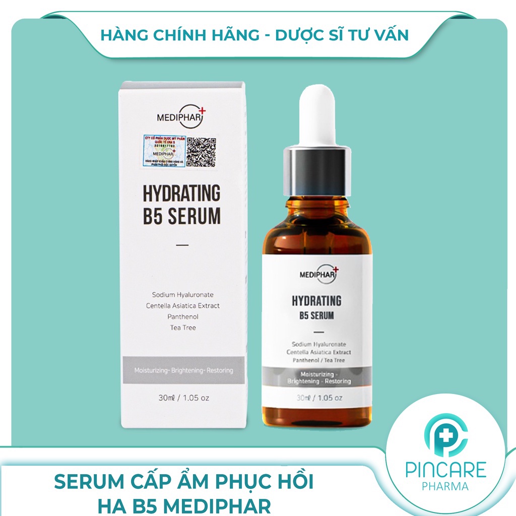 Serum B5 Mediphar 30ml cấp ẩm, phục hồi da, chống lão hóa- Hàng chính hãng - Nhà thuốc PinCare