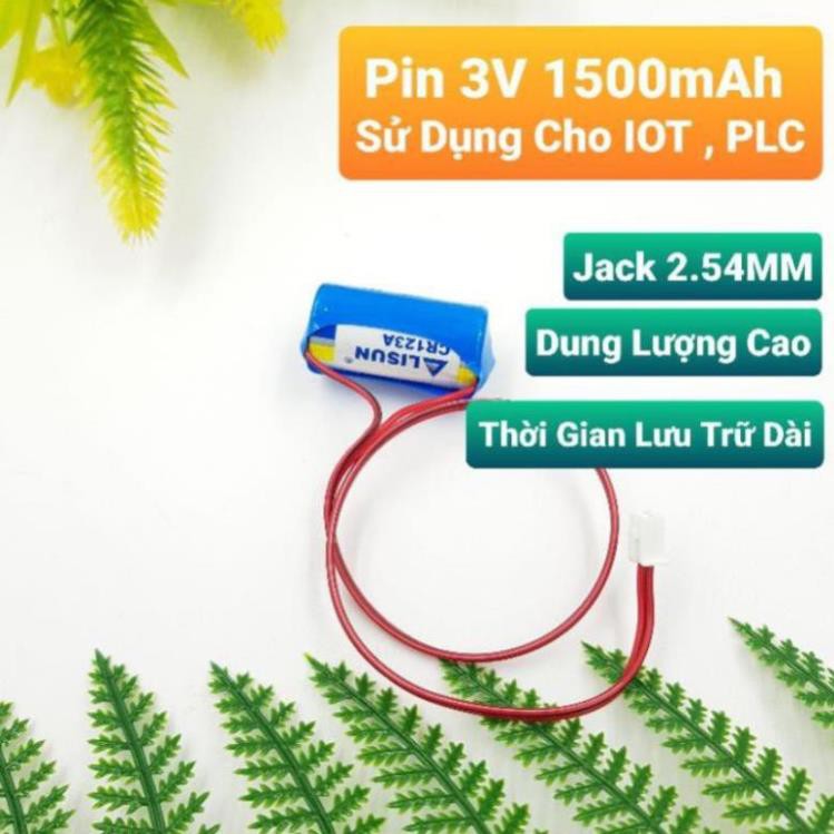 Pin 3V 1500mAH Pin Cho Sản Phẩm IOT , Pin Nuôi Nguồn PLC