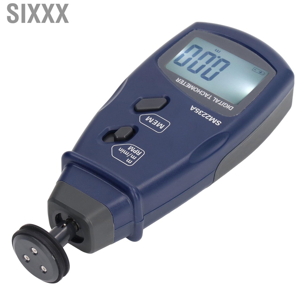 Mua Sixxx Digital Tachometer RPM Meter Contact Handheld Tester 0.5 ...