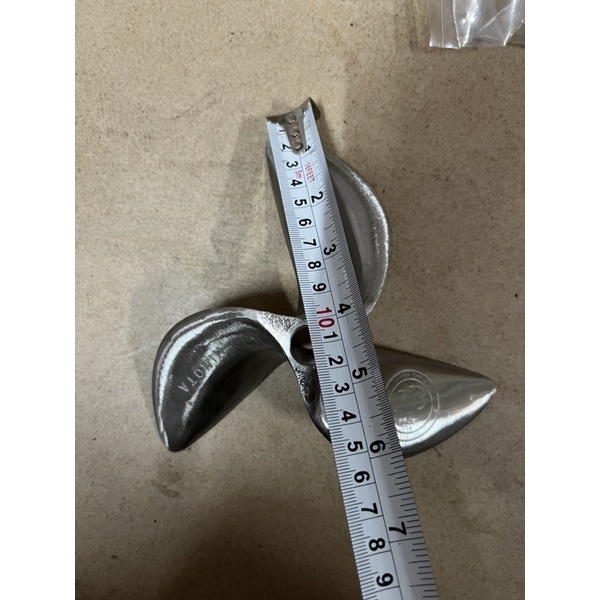 Chân vịt inox HINOTA 13hp-15hp lỗ ren 16mm chân vịt 3 cánh inox 316