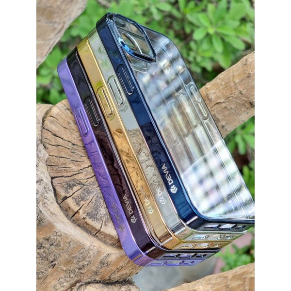 Ốp Lưng Trong Viền Màu Iphone 14,14 Pro, 4 Max,14 Pro Max Hãng DEVIA