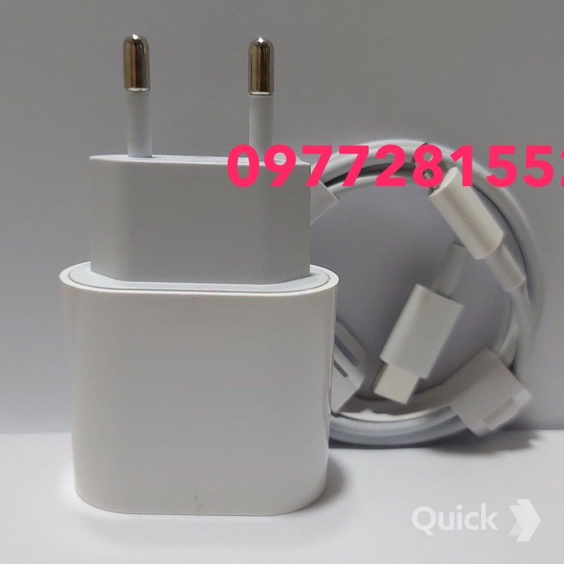 Bộ xạc nhanh 20W Cao Cấp, Hàng chuẩn zin loại 1 xuất khẩu