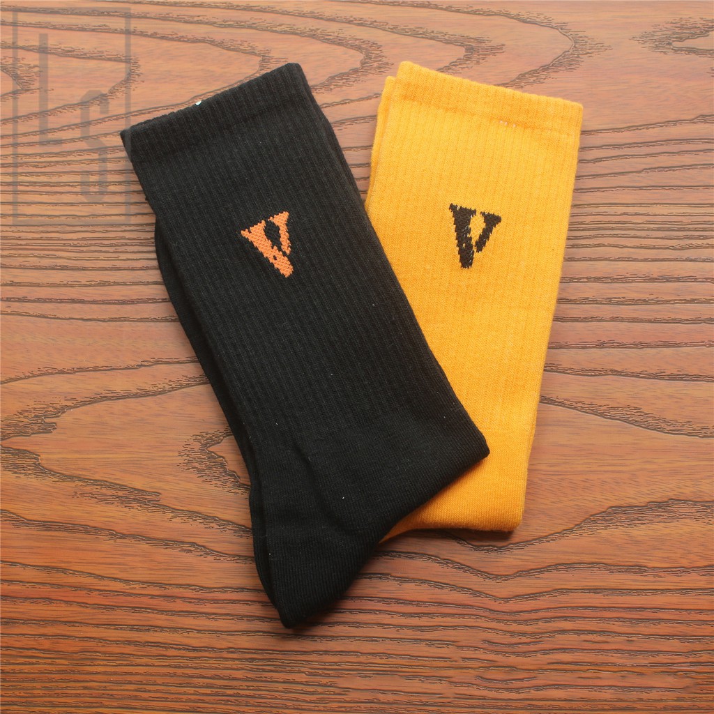 Tất vớ Vlone OFF WHITE Crew socks
