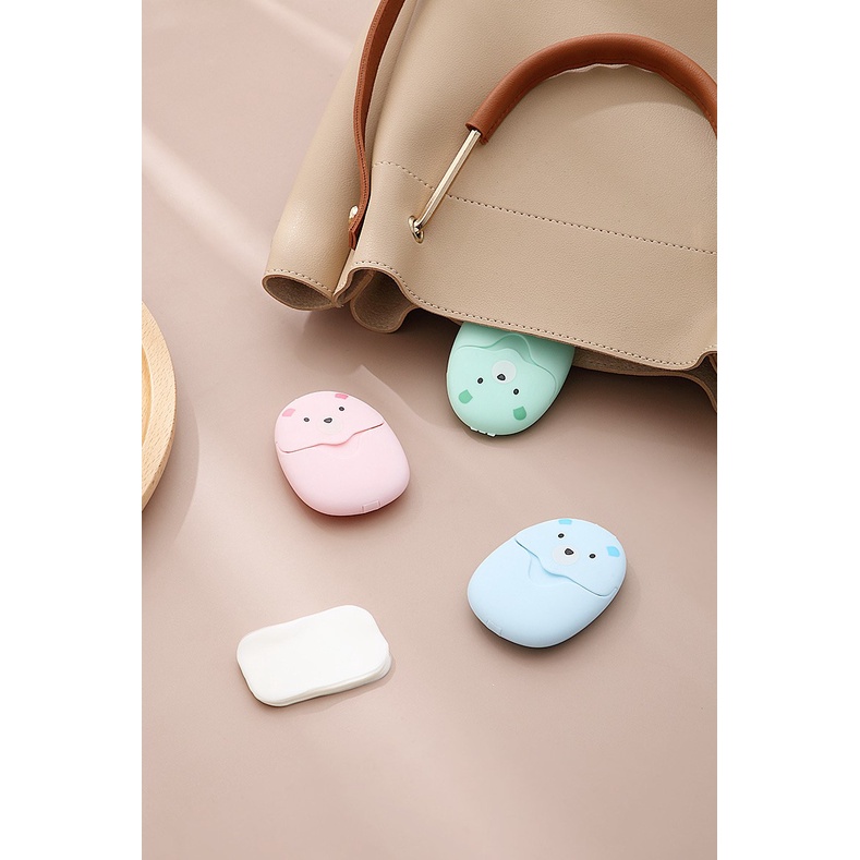 Xà Phòng Giấy Sát Khuẩn Du Lịch Xà Bông Rửa Tay Dạng Miếng Bỏ Túi Tiện Lợi | BigBuy360 - bigbuy360.vn