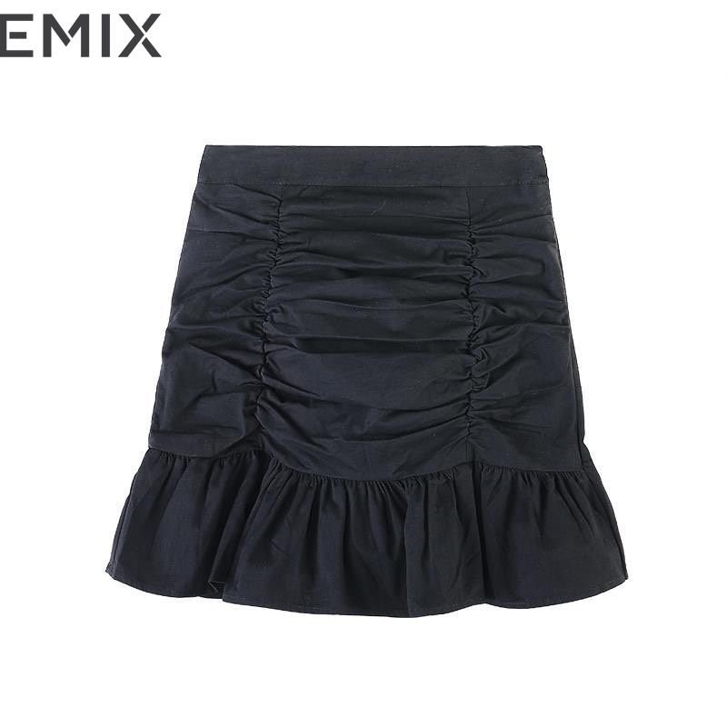 Chân Váy Nhúm Hông Vạt Bèo CV250 EMIX | BigBuy360 - bigbuy360.vn