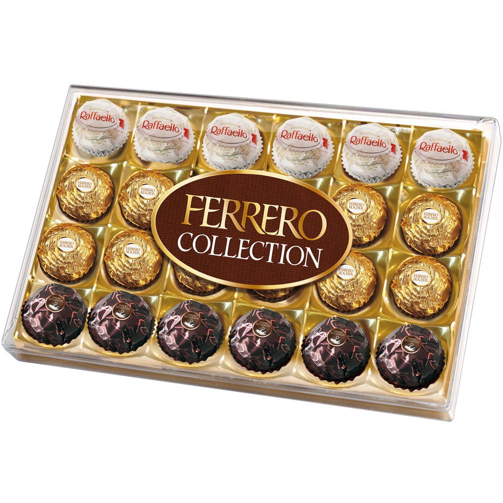 (2 loại) Socola Ferrero Collection hộp 176gr & 269gr