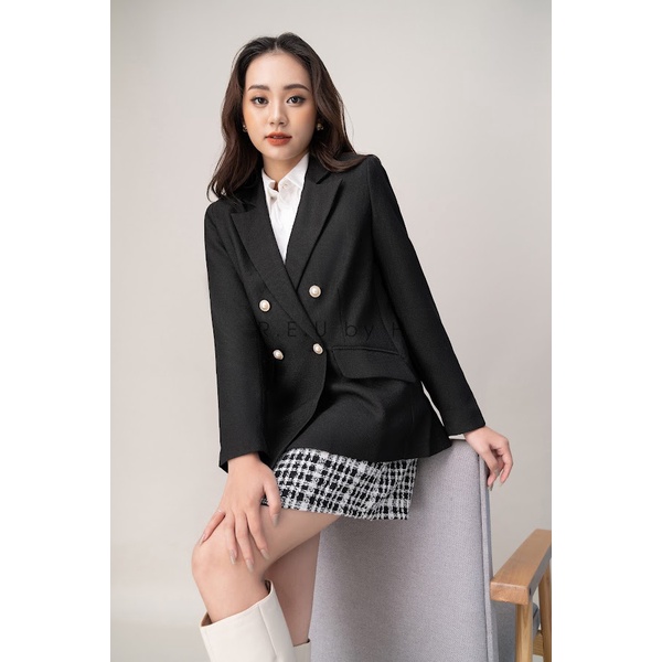 Áo vest dạ 21VT023 Dạ Tweed | BigBuy360 - bigbuy360.vn