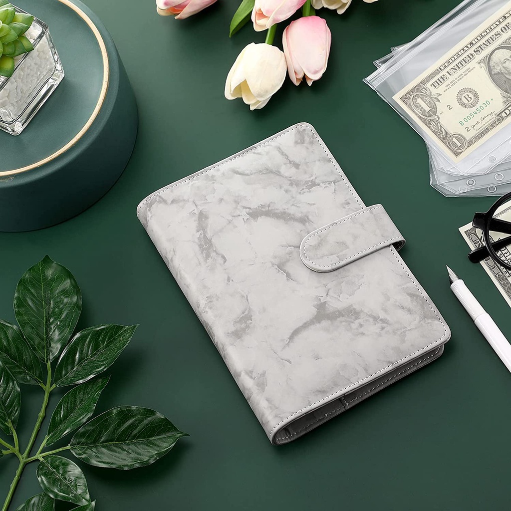 Sổ Tay A6 Bìa Da PU Có Thể Nạp Đầy Lại Tiện Dụng