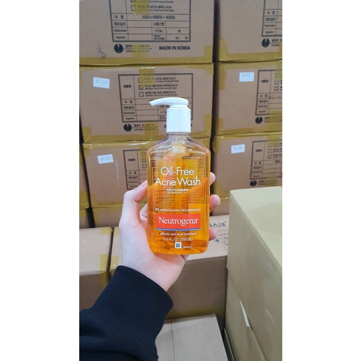 Sữa Rửa Mặt Neutrogena Oil Free Acne Wash (269ml)