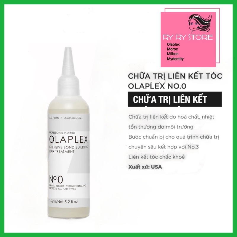 Bộ đôi Olaplex No0 + No3 cho mái tóc chắc khoẻ, vĩnh biệt hư tổn.