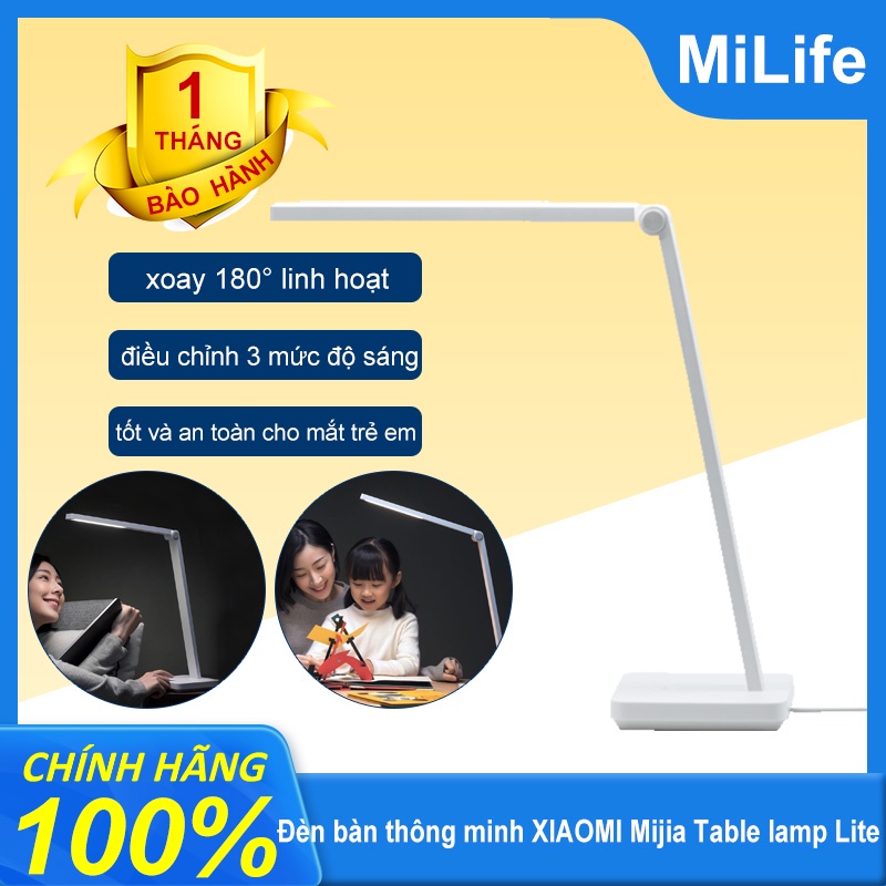 Đèn bàn thông minh Xiaomi Mijia Lamp Lite chống cận bảo vệ mắt cao cấp - Hàng chính hãng