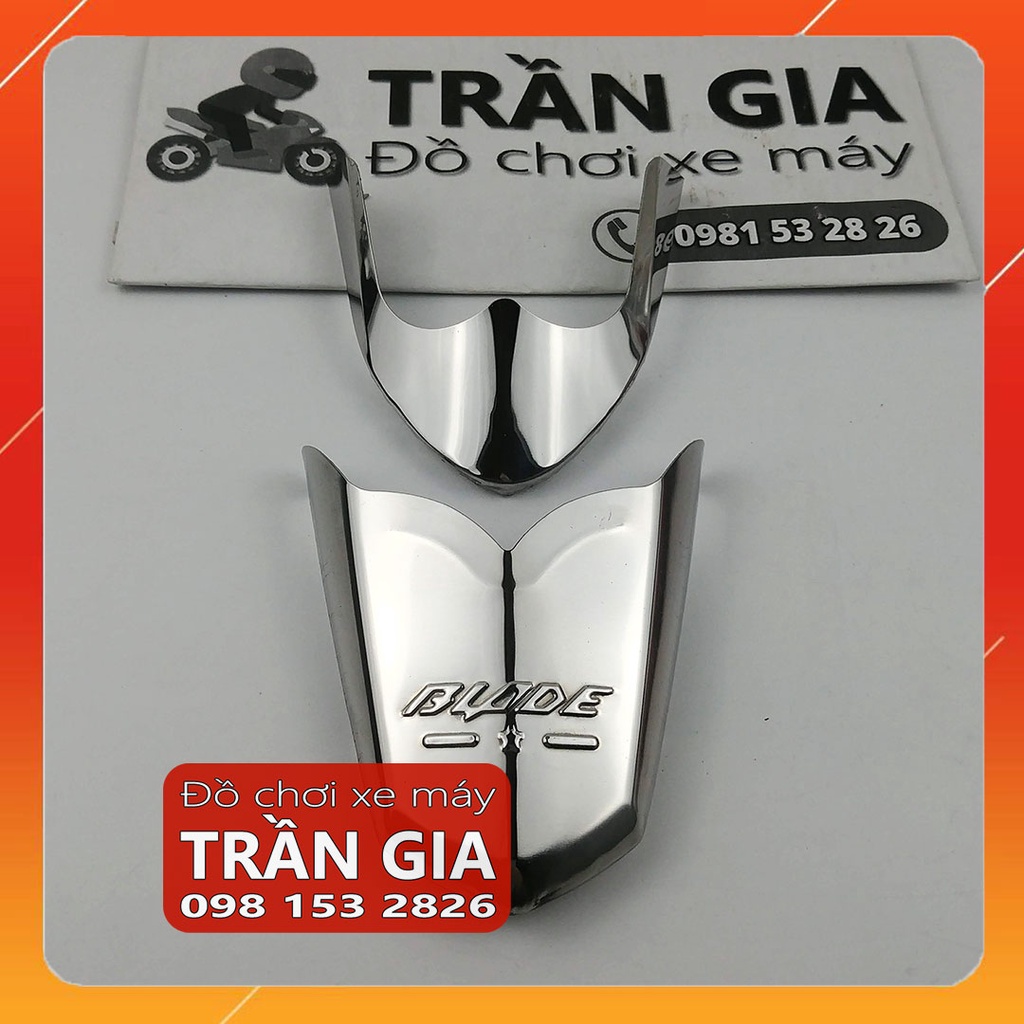 Chỉ mũi dè trước sau inox xe BLADE 110 năm 2014-2015-2016-2017-2018-2019-2020-2021-2022 ốp mỏ đuôi dè chắn bùn