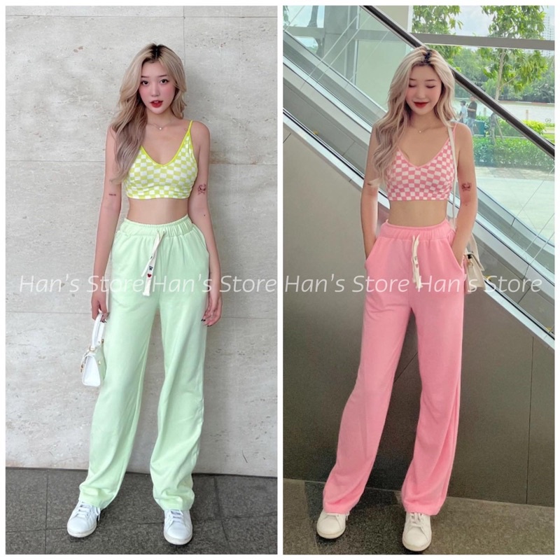 QUẦN THUN ỐNG RỘNG CHẤT ĐẸP FORM CHUẨN