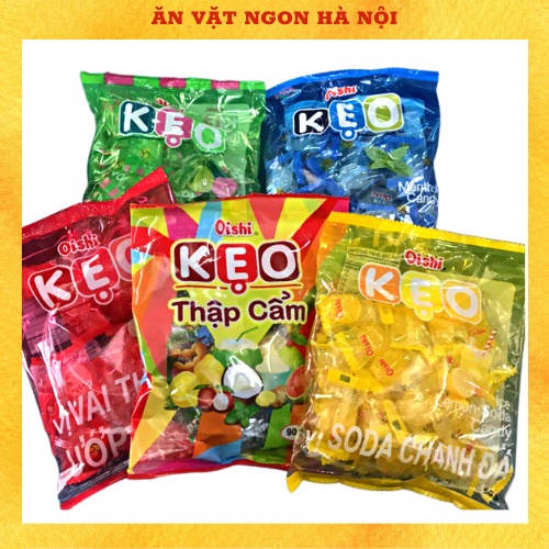 Gói 90g Kẹo Oishi Vị Ổi Vải Chanh Me Bạc Hà  Ngon Ngọt