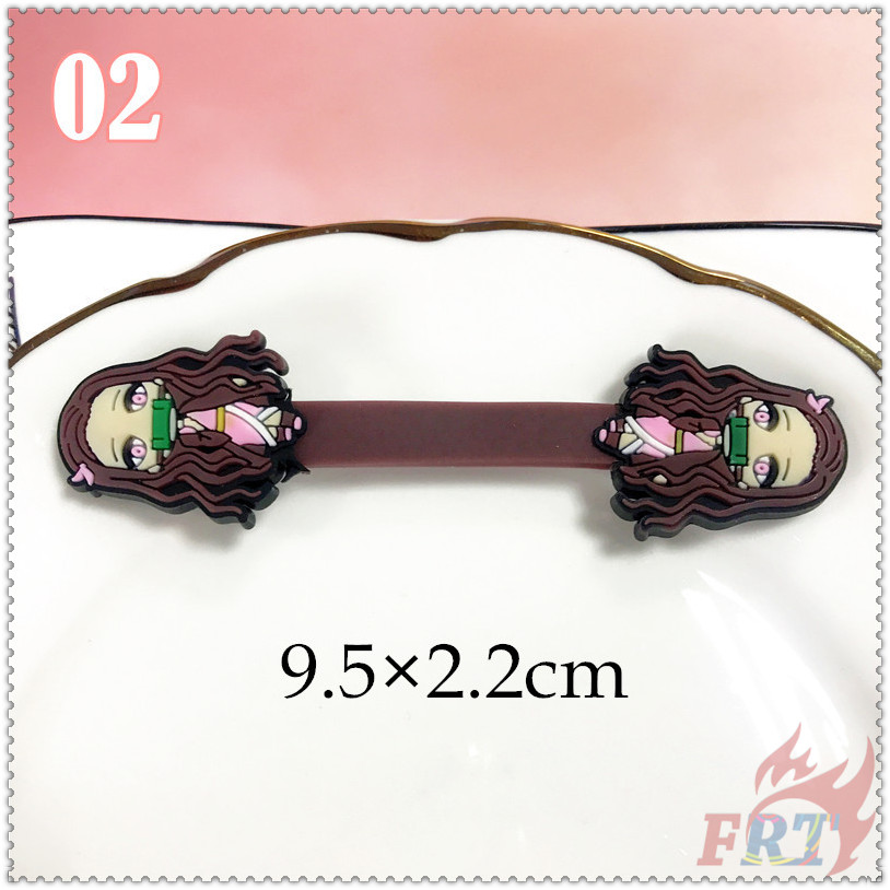 ◐ Phụ Kiện Quấn Dây Cáp Hình Anime Demon Slayer Độc Đáo ◑ 1 Dụng Cụ Cố Định Dây Cáp Tanjirou / Nezuko / Zenitsu / Inosuke / Giyuu
