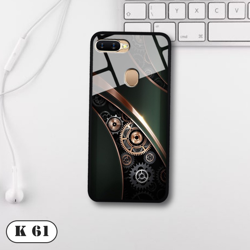Ốp lưng kính 3D cho Oppo A7 -A5S -A12 -Realme 2