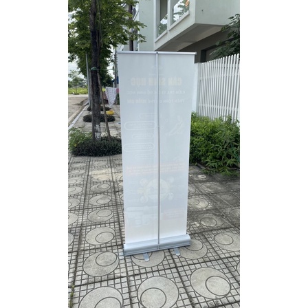 Standee giá cuốn nhôm cao cấp treo hình ảnh kích thước 0,6x1,6m và 0.8x1.8m, 0.8x2m