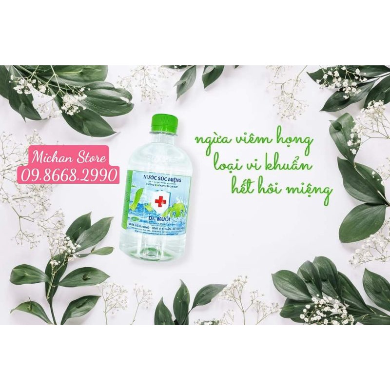 Nước súc miệng Dr. Muối Chai 1000ml