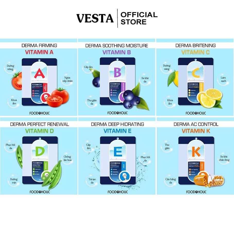 Mặt Nạ Giấy Foodaholic Essential Mask Chăm Sóc Da Toàn Diện 23g | BigBuy360 - bigbuy360.vn