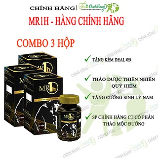 Mr1h - viên uống thảo dược tăng cường sinh lý nam hộp 60 viên