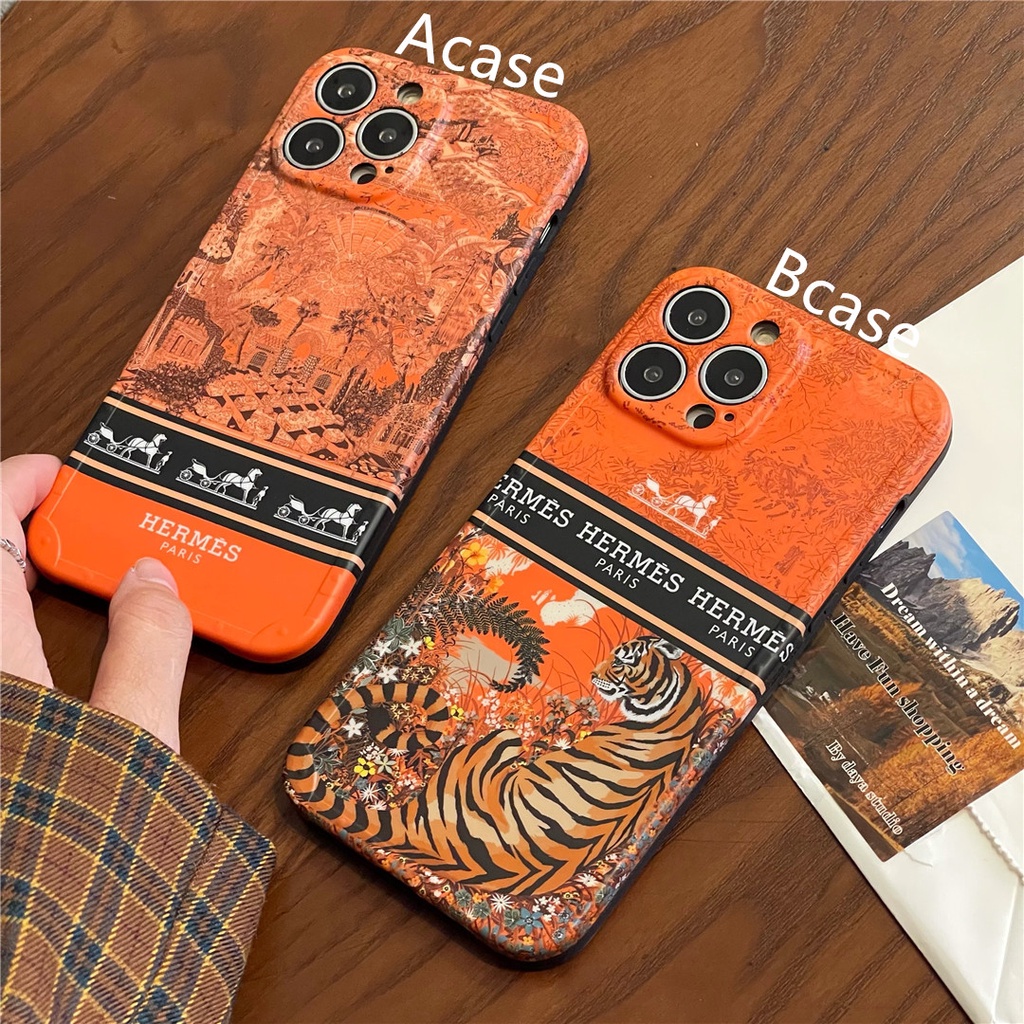 Ốp Điện Thoại Nhựa Cứng In Hình Hermes Cho iphone15 14 13 12 mini 11 pro max 6 / 6s 7 / 8plus se2 x / xs xr xsmax #HG4918