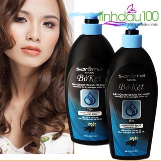 Dầu gội bồ kết cho tóc khô, tóc nhuộm Saroma 700ml Tinh Dầu 100 Shop