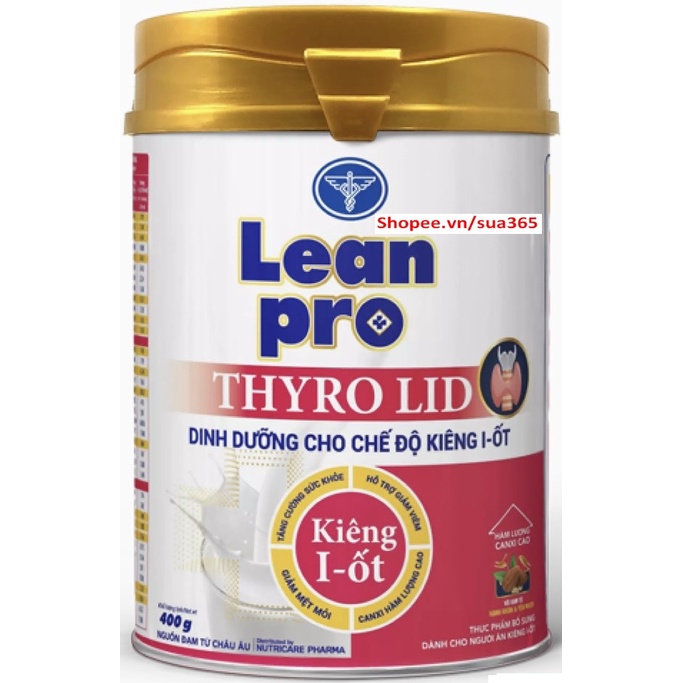 Sữa Lean pro Thyro Lid_400g - Dinh Dưỡng Cho Chế Độ Kiêng I-ốt - Date Luôn Mới