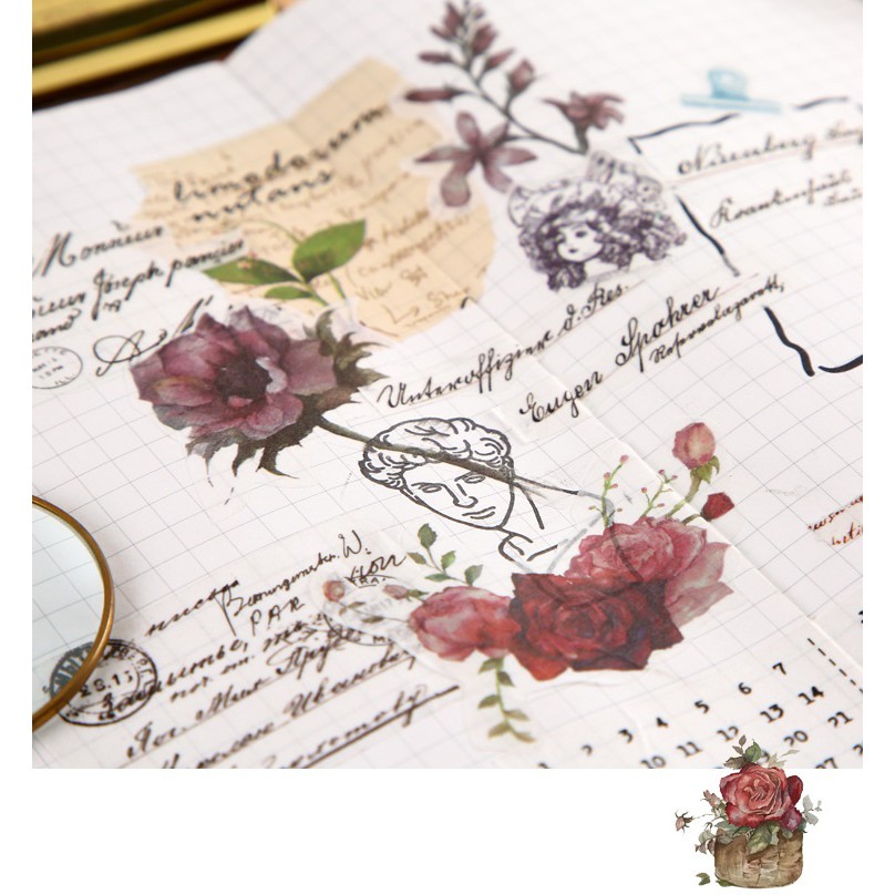 Set 30-80 sticker trang trí planner STG075