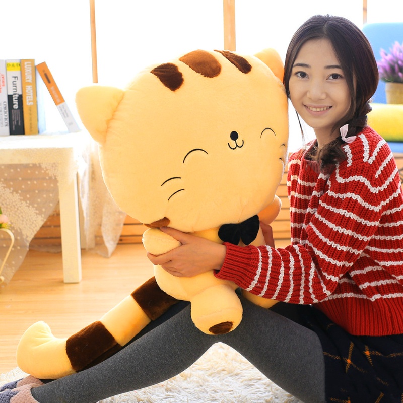 Mèo Nhồi Bông Mềm Mại Dễ Thương Cho Dịp Giáng Sinh