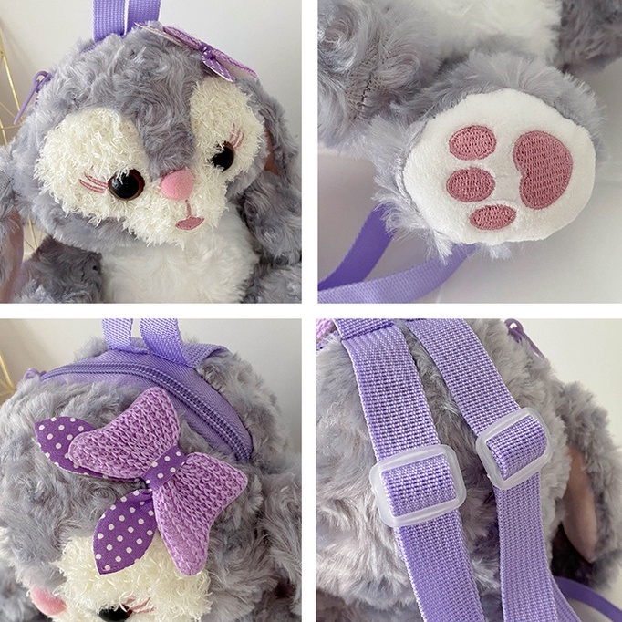 Balo Đeo Vai Hình Thỏ Hoạt Hình Dễ Thương Thời Trang Cho Bé Gái