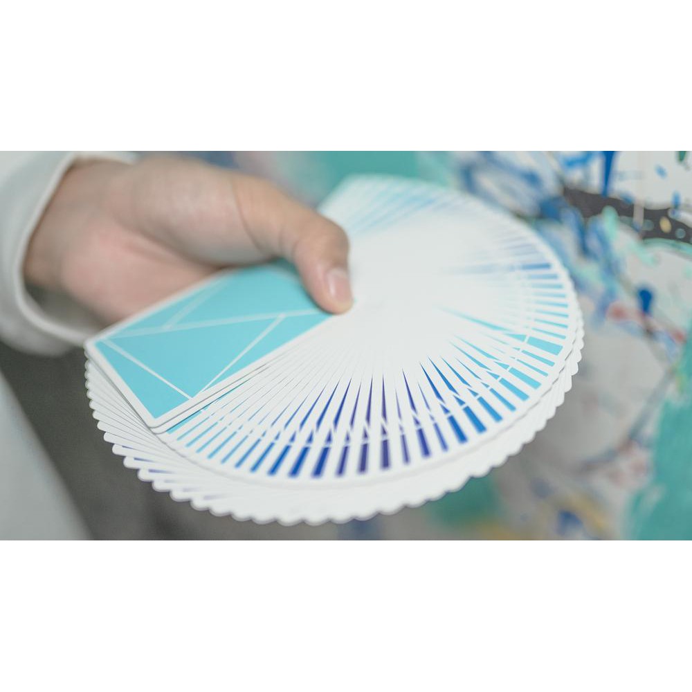 Bộ bài USA CAO CẤP CHÍNH HÃNG - FLEXIBLE 2.0 GRADIENTS BLUE & ORANGE - 10TH ANNIVERSARY- Bài Mỹ - Bài ảo thuật