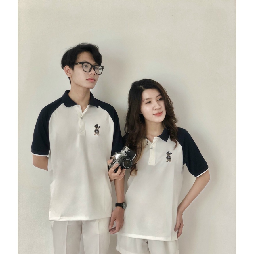 Áo Thun Nam Màu Trắng Vai Đen Chất Cotton Mềm Mịn Mặc đẹp Thoải Mái [NEW UNISEX]