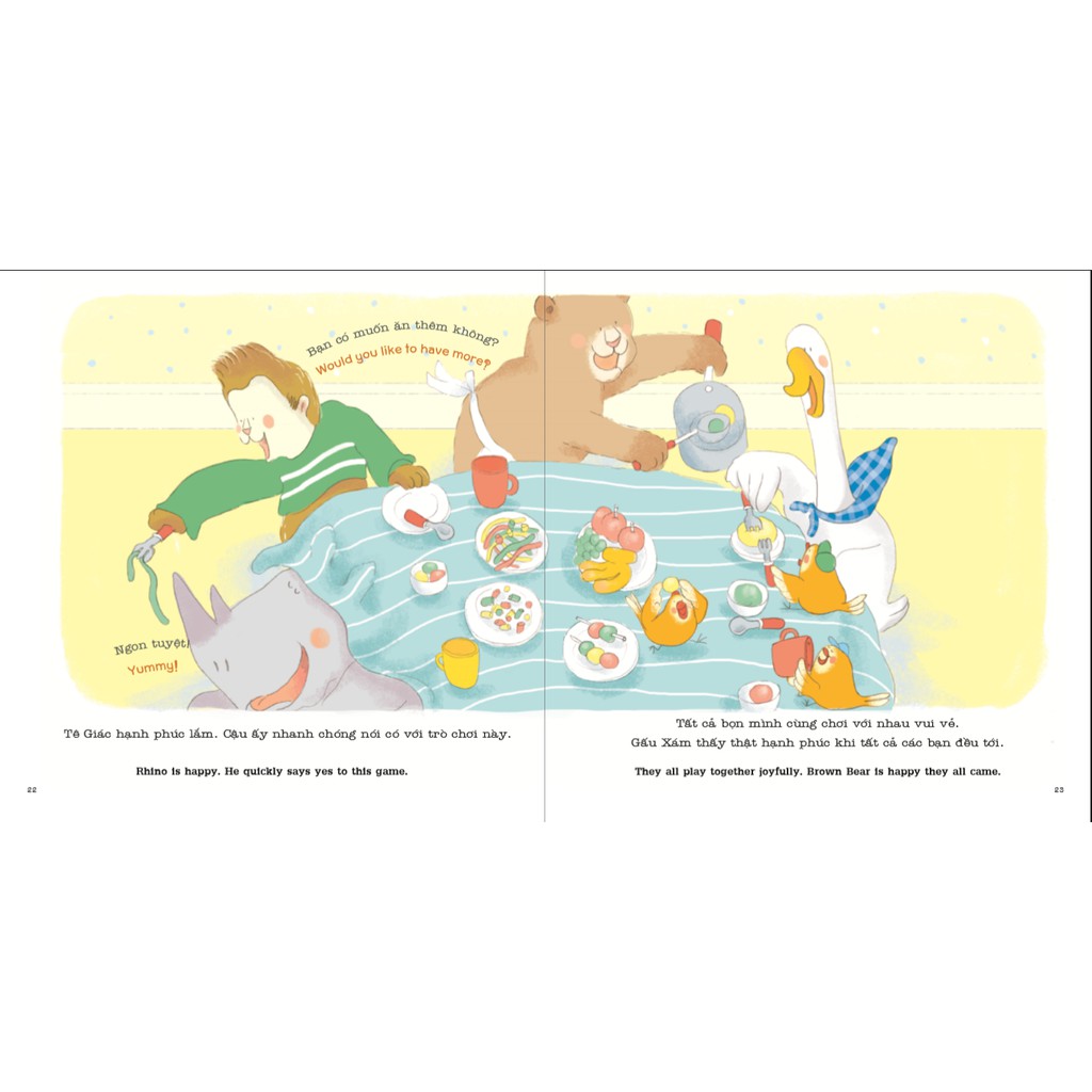 Sách - Gấu Xám ơi, chúng mình cùng chơi nhé! Tái bản 2019 | BigBuy360 - bigbuy360.vn