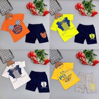 Bộ Cotton Bé Trai