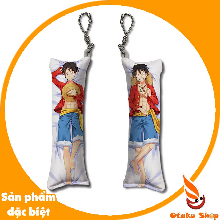 Móc khóa gối in hình Anime One Piece - Luffy - Zoro - Otaku shop