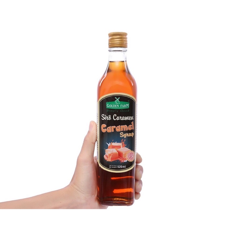 Siro / Syrup Golden Farm đủ vị 520ml/chai