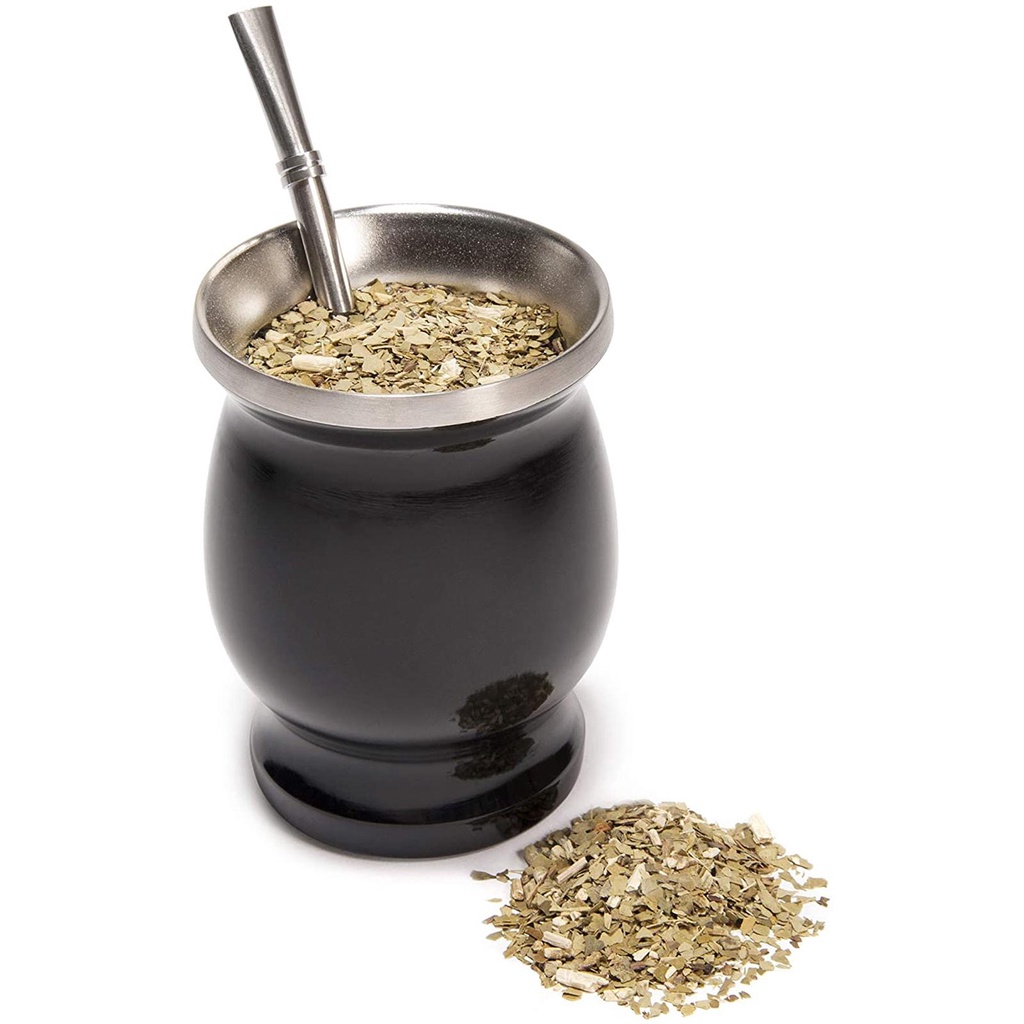 BORAG Bộ Ống Hút Bằng Thép Không Gỉ Hai Lớp 8oz Yerba Mate
