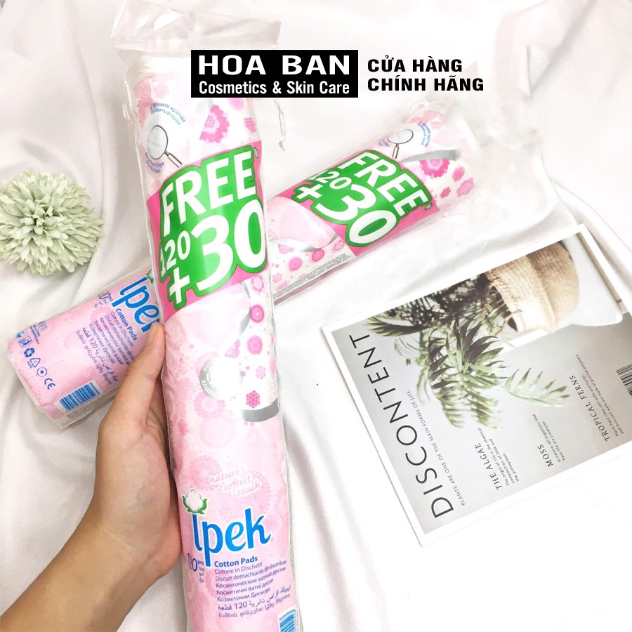 [Mẫu Mới] Bông Tẩy Trang Ipek Thổ Nhĩ Kì 150 Miếng / gói Ipek Cotton Pads | BigBuy360 - bigbuy360.vn